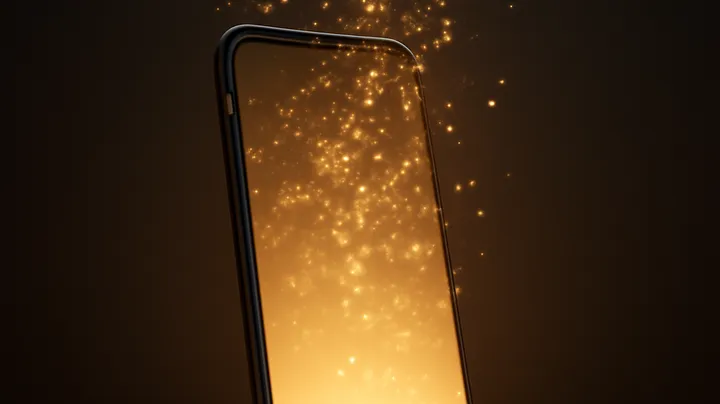 JDBLITZ COM - Modern phone with glowing screen JDBLITZ COM Modern phone with glowing screen